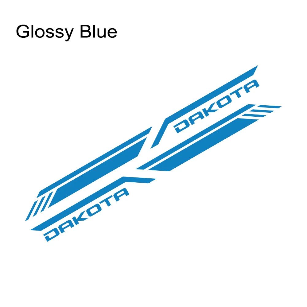 Pickup Bed Side Sticker For Dodge Dakota SLT SXT 5.9 R/T Sport Car Stripes Style Decor Decal Truck Vinyl Cover Auto Accessories
