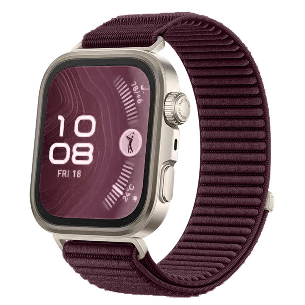 Field Nylon Loop Strap for Huawei Watch Fit 4 Pro Woven Sports Smartwatch Wristband for Huawei Watch Fit 3/4 Bracelet Watchband