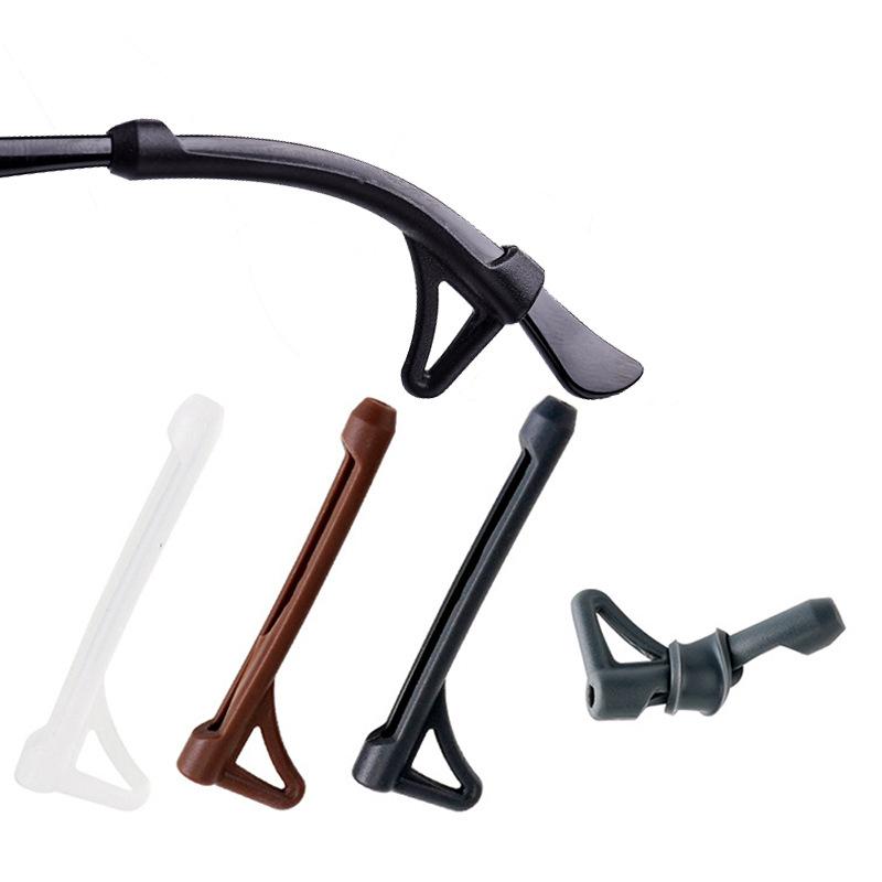 5pcs Glasses Anti-slip Silicone Cover For Glasses Sleeve Eye Frame Leg Drag Fixed Ear Hook Bracket Anti-drop Artifact Glasse Acc