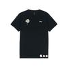 LiNing Customizable Training Series Solid Color Breathable Plant Print Short Sleeve T-Shirt Unisex Tops Black ATSS463-1(TEAM702-3.4.15)