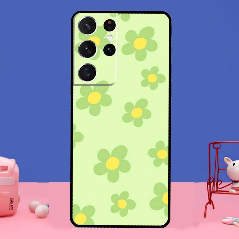 Groovy Blumen Hippie Böhmisch Floral Retro Für Samsung Galaxy S20 FE S21 S22 Ultra Note 20 Ultra S9 S10 Note 10 Plus Hülle Cover