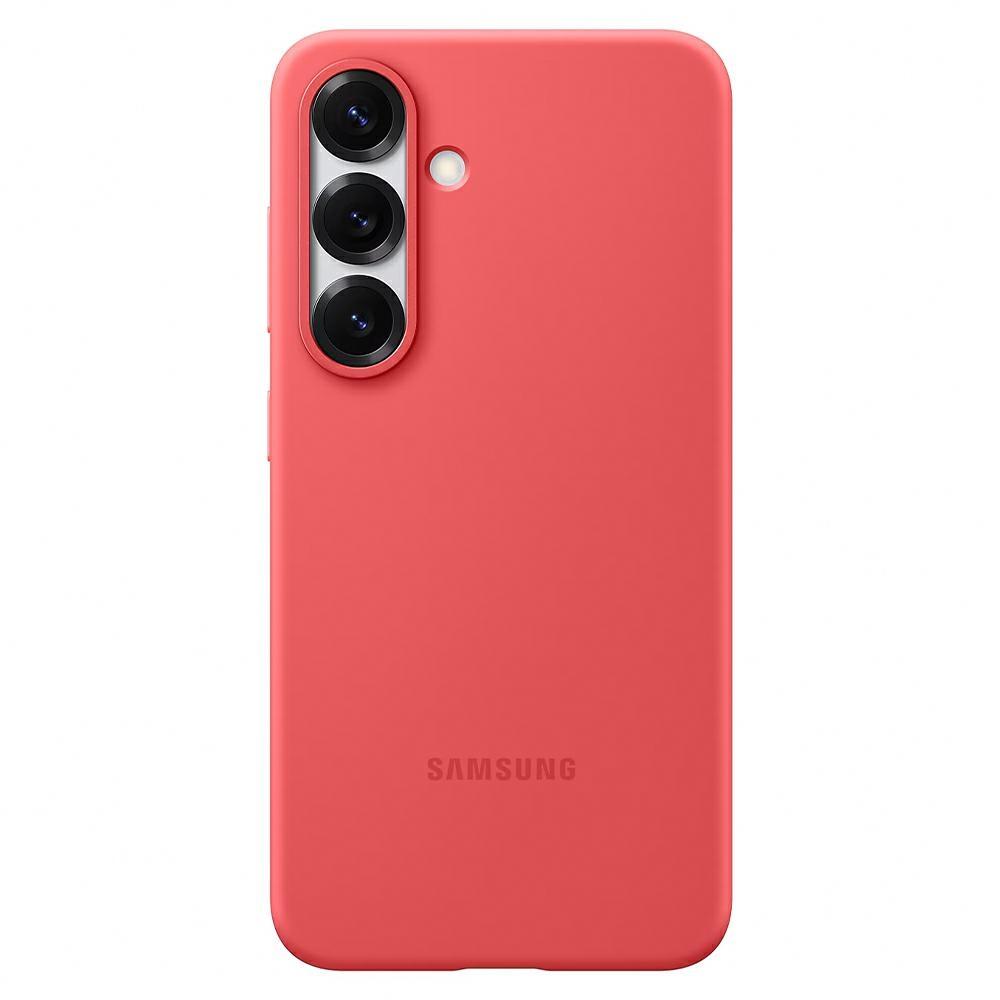 Etui Samsung Silicone Do Galaxy S25+     Czerwony