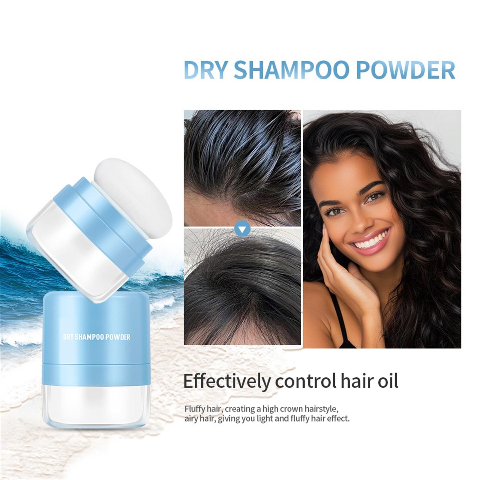 

Сухая чистка Пушистый порошок для волос Пушистые волосы Свежие волосы Стильная портативная челка Несмываемый сухой порошок для волос One Size