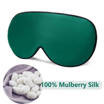Maschera per dormire 100% Seta di Gelso?Per?Patch Occhi Morbidi Donna Uomo Seta Naturale Maschera Viso Raso Copri Occhi Notte Alta Qualità