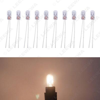 10pcs Car  Halogen  Bulb T3 12v 30ma Quartz Transparent Glass High Temperature Resistance Car