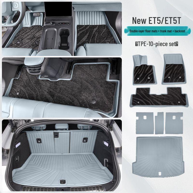 2024 NIO ET5/ET5T TPE Floor Mats: Custom Fit, Fully Enclosed Auto Interior Accessory