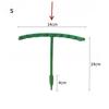 2-12Pcs Plastic Support Pile Stand Plant Support Pile for Flowers Greenhouses Arrangement Fixing Rod Holder Gardening Tools