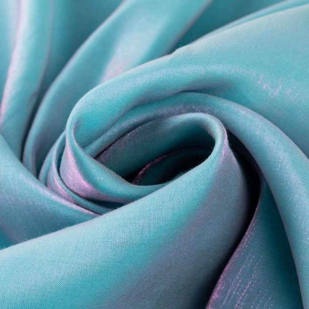 Soft Dress Material Mermaid Gradient Color Fabric DIY Satin-Like Fabric for Wedding Dress