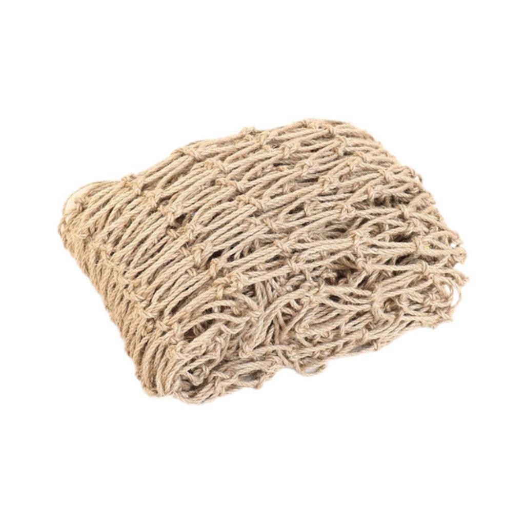 Multifunctional Jute Rope Net Heavy Duty Trellis for Garden Playground Balcony Protection and Plant Support