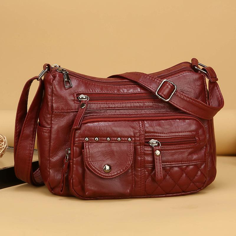 Four Seasons Small Square Bag Multi-compartment Large-capacity Women's Single-shoulder Bag Crossbody Bag