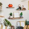Wall Mounted Cloud Shaped Wall Display Shelves Wooden Plant Stand Wall Shelf  for Living Room