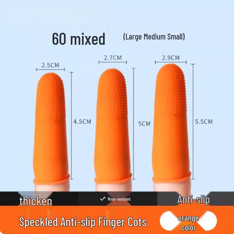 Starduo Disposable Anti-Slip Latex Finger Cots