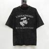 Undiagnosed But Something Aint Right Washed T Shirt Streetwear Hip Hop Vintage Tshirt Tees Tops For Men Women Cotton Oversize