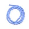 1 Strang 4/6/8mm Facettierte Porzellankristallperlen Hellblaue Glas lose Perlen für Schmuckherstellung DIY Halsketten Armbänder Zubehör