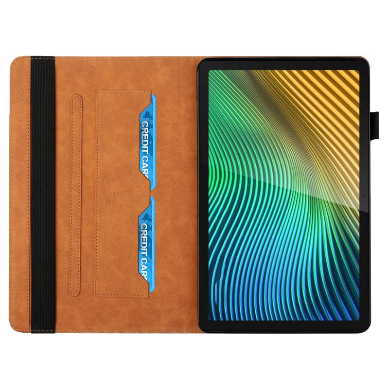 Soft TPU Funda For Realme Pad 10.4 inch 2021 Caqa Wallet Card Slots Fold Flip Etui For RealmePad Case 2021 10 4 Tablet + Gift