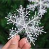 3/30pcs DIY Christmas Snowflake Glitter Xmas Tree Hanging Pendent Fake Snowflake  Party Decor