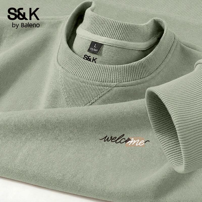 Baleno Men's Relaxed Fit Graphic Pullover Sweatshirt