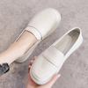 Fashion GKTINOO Shoes Women Spring 2025 New White Thick-Soled Ladies Sneakers Genuine Leather Casual Trend Girl Shoes Students Loafers