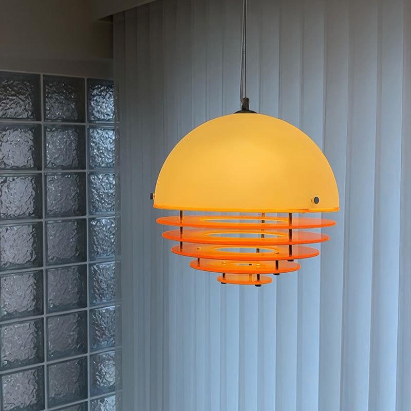 Vintage Cream Pendant Lamp - Ideal for Bedroom, Dining, Bar, or Island Counter