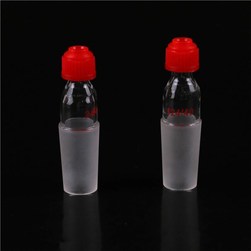 24/40 Glasthermometer-Adapter mit Gewinde, Bodenhahnverbindung, Laborzubehör