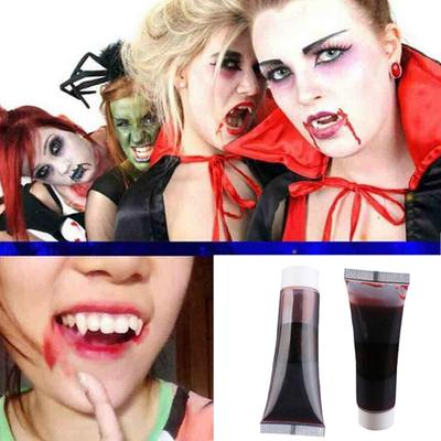 15ML Artificial Blood Portable Easy To Use Cosplay Makeup Simulated Wounds for Halloween Decorations