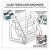 5 Tier Acrylic Display Stand For Figurines Cards And Collectibles With Sturdy Base And BPA Free Material
