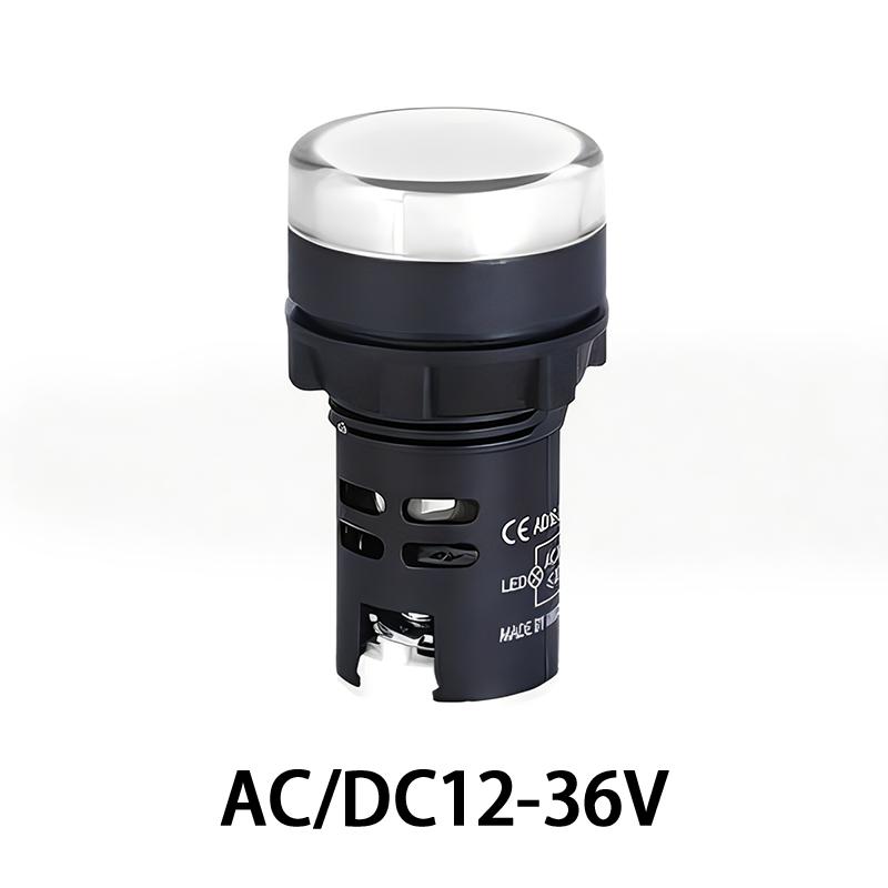 

AD16-22DS Indicator Signal Lamp Light 22mm Panel Mount DC 12V 24V 110V 220V 380V for Instrumentation Panel Guide