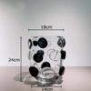 Creative Polka Dot Glass Vase Hydroponics Plant Pots Table Decoration Flower Arrangement Floral Vases Room Aesthetic Decor