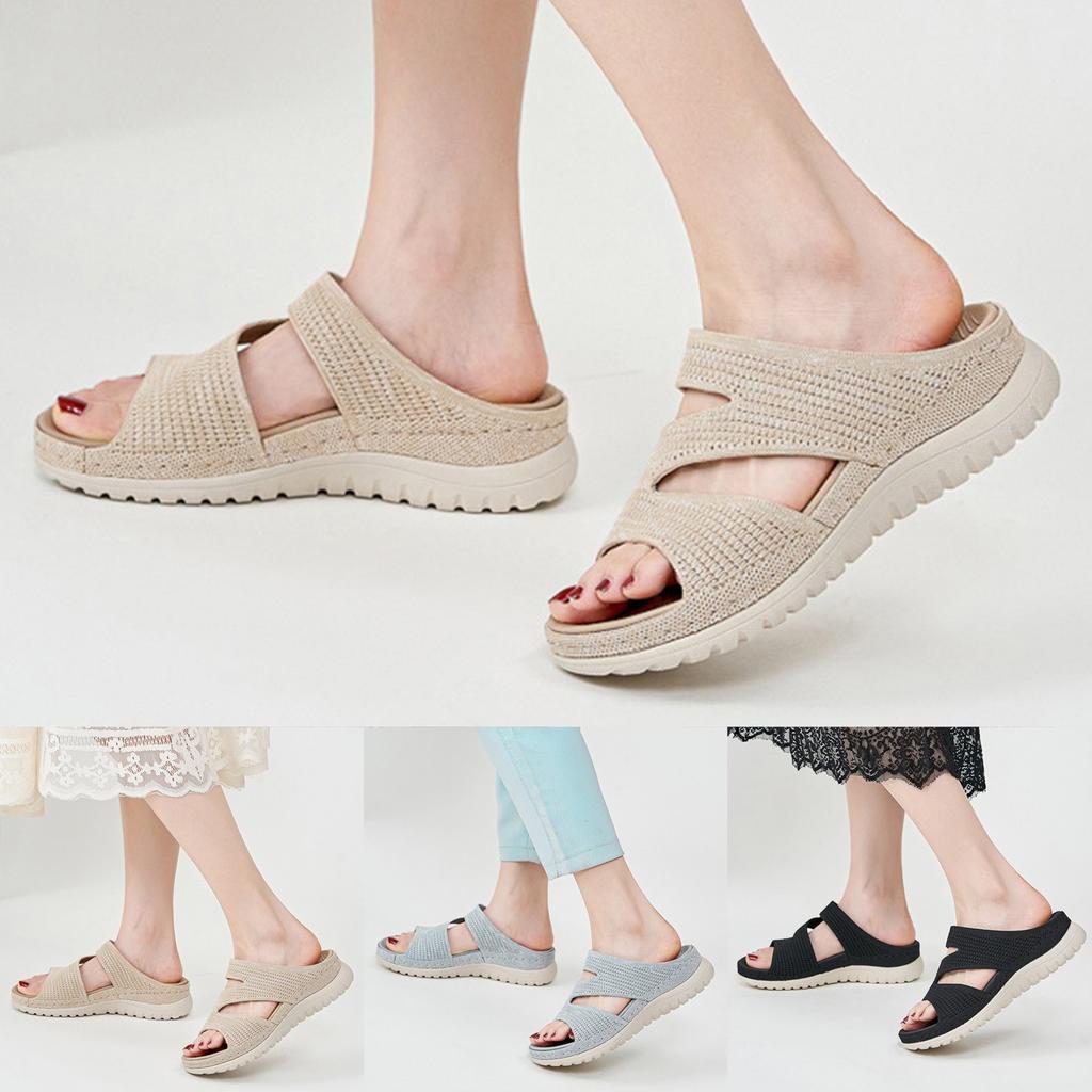 Summer Sandals Women'S Sports And Leisure Sandal Hollow Thick Bottom Womens Slippers For Holdiay Beachwear Sandalias Mujer