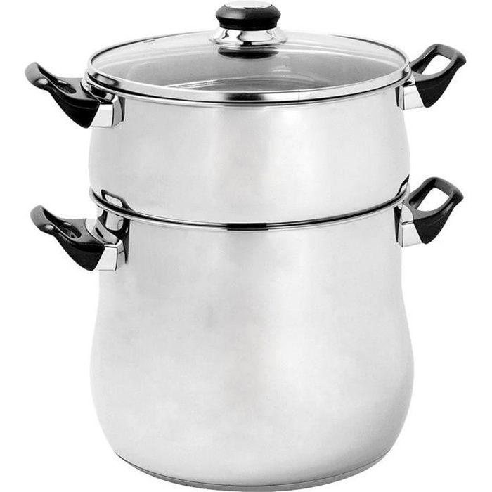 Casserolerie no-name couscoussier 12l inox