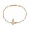 Elegant Hollow Butterfly Bracelet 14K Gold Plated Micro Pave Dainty Daily Wear Pulsera Mujer Wedding Party Custom Bracelet