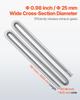 Exhaust Hose, 3000mm Stainless Steel Exhausts Hose, Diesel Heater Flexible Exhaust Pipe with 2 Hose Clamps, Exhausts Hoses Kit Diesel Heater