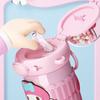 X&W Sanrio Straw Thermos Cup Cartoon Kuromi Drinking Water Bottle Stainless Steel Vacuum Flasks with 3D Creative Lid Kids Gifts