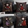 Beautiful Cute Girl S-Santoro Gorjuss Pillow Case Pattern Printed Pillowcase For Living Room Sofa Cushion Cover & Bedroom Decor
