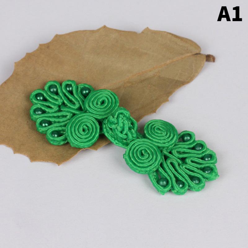 10 Pcs Boutons en Nylon Bouton Noeud Chinois Boutons Cheongsam Tang Suit Chinois Fait Main Fermetures Noeud