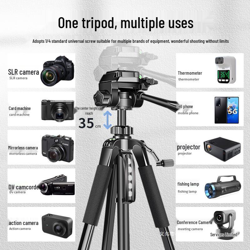 2025 Universal Phone Holder & Tripod Set for Live Streaming & Dual-Position Camera Use