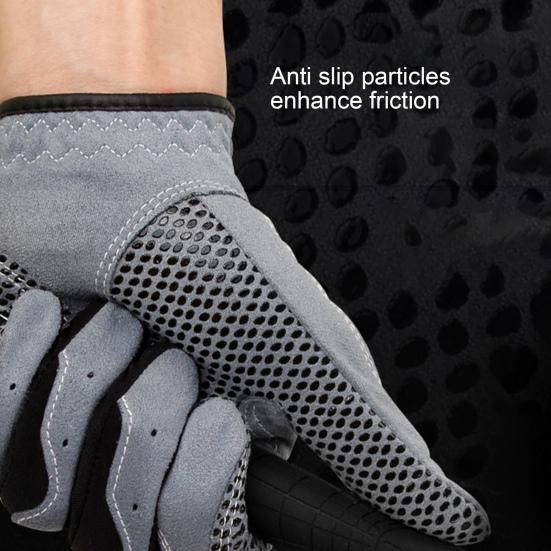 PGM Guanti da Golf Antiscivolo Traspiranti Forniture da Golf Mano Sinistra Vestibilità Affidabile Guanto da Golf a Compressione per Esterno