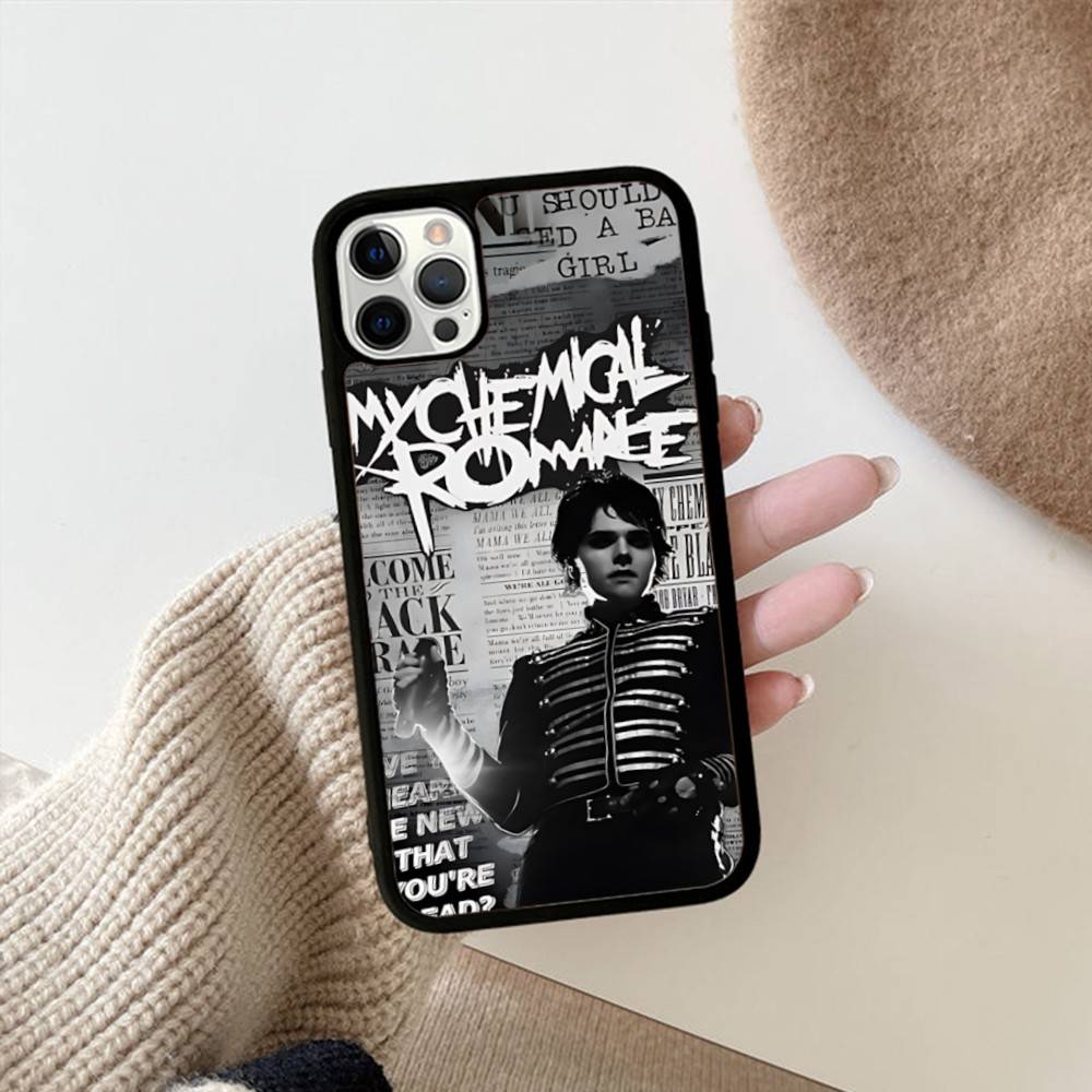 Indie Rock Band My C-Chemical R-Romance Phone Case Wireless Charging PC+TPU For IPhone 11 12 13 14 15 16 17 Pro Max Plus Case