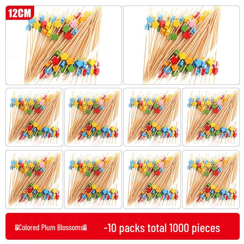 ZISIZ Disposable Bamboo Fruit Picks