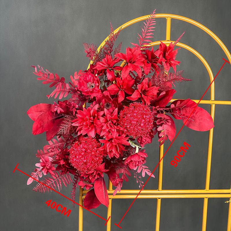 Silk Floral Wedding Aisle & Wall Decoration