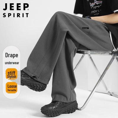 JEEP SPIRIT Men's Autumn/Winter Straight Casual Pants