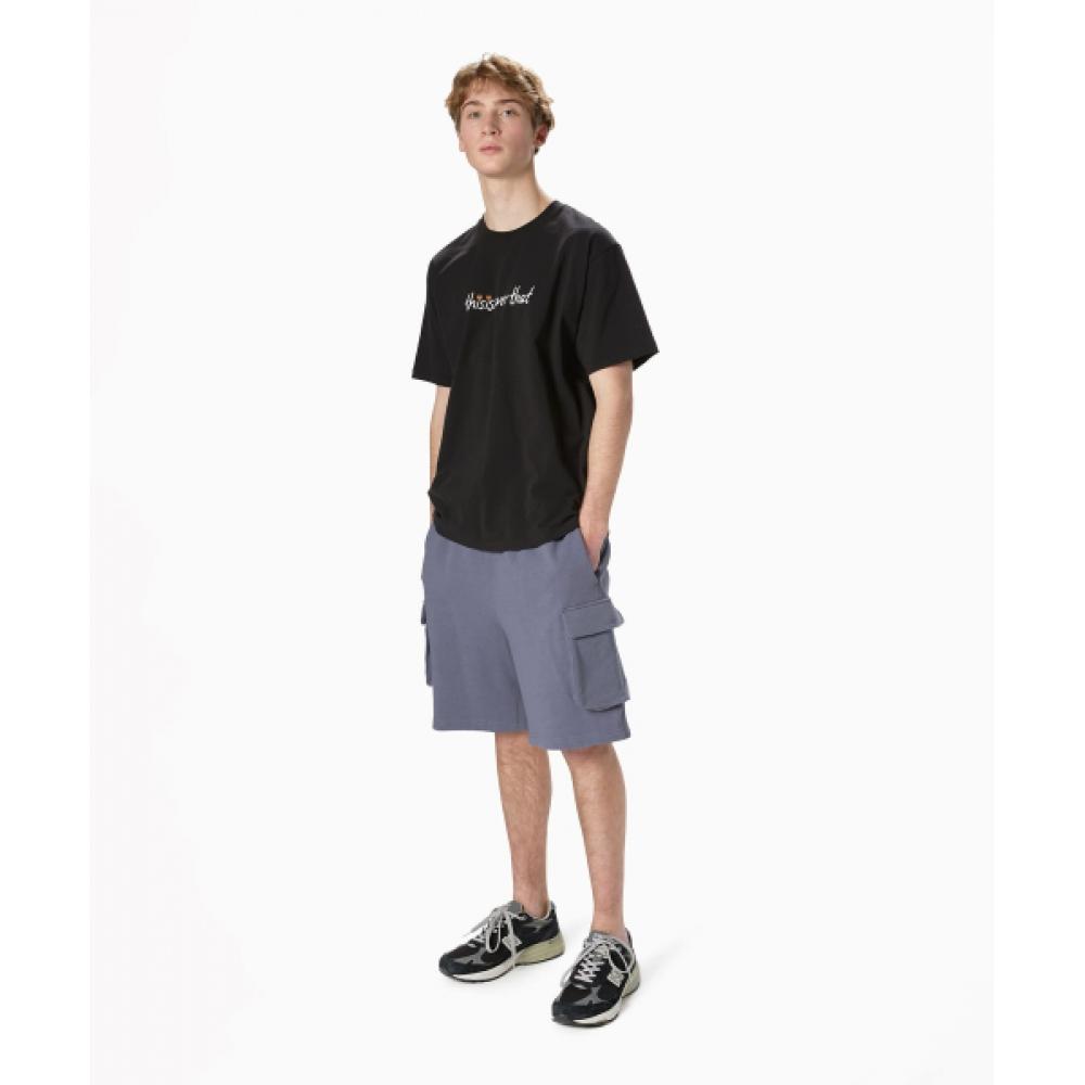 Thisisneverthat Cargo Sweatshort Purple Grey