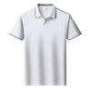 Nouveau polo d'été pour homme à manches courtes, couleur unie, respirant, T-shirt décontracté