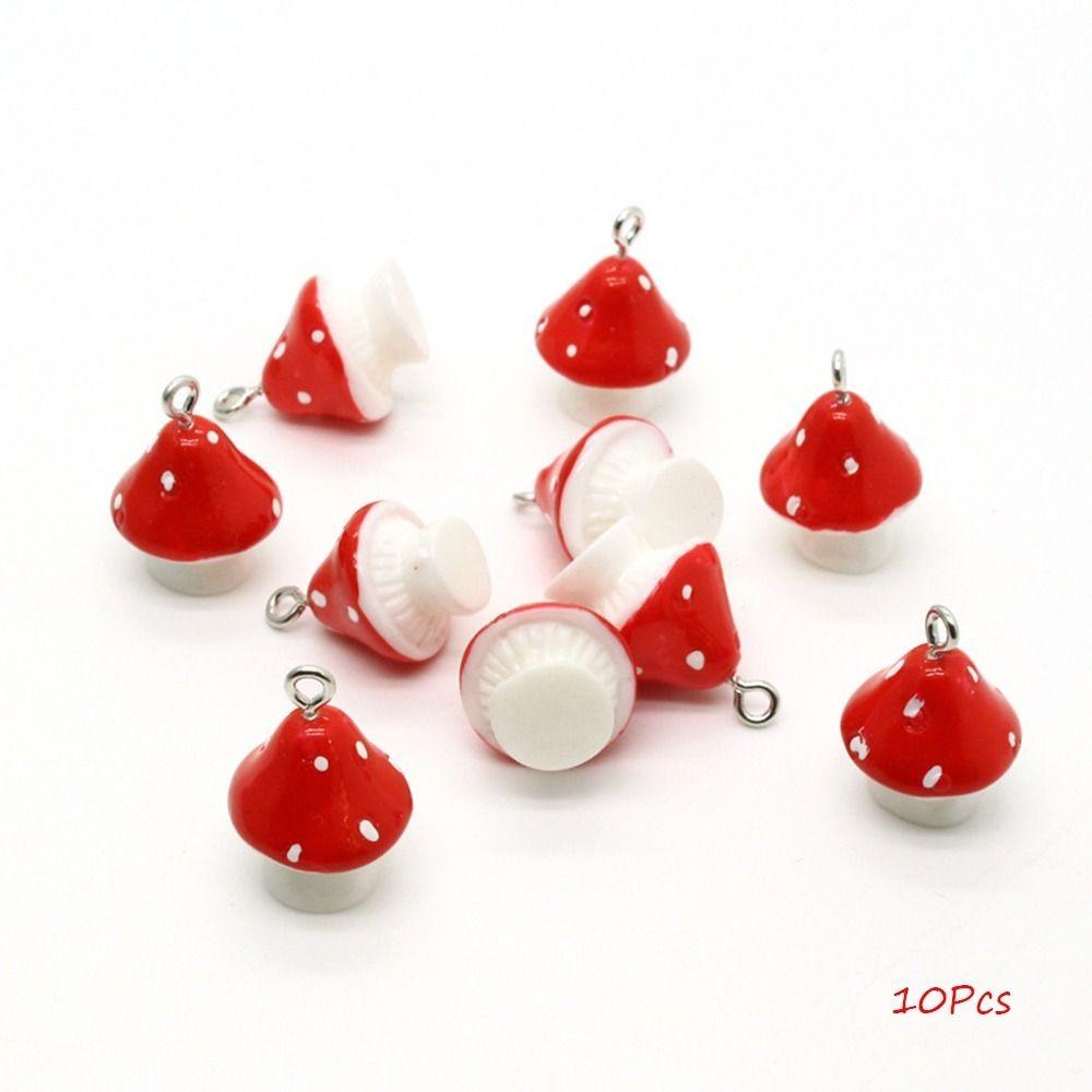 Vegetable Necklace Resin DIY Jewelry Accessories DIY Earring Mushroom Pendant Jewelry Making