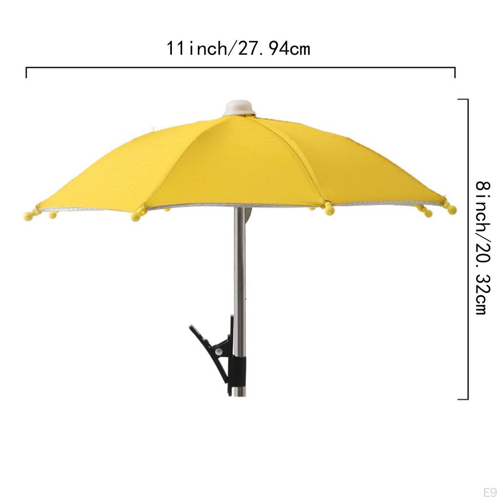 Mobile Umbrella, Universal, Heatresistant Sun Protection for Summer Holidays, Motorcycles, Bicycles