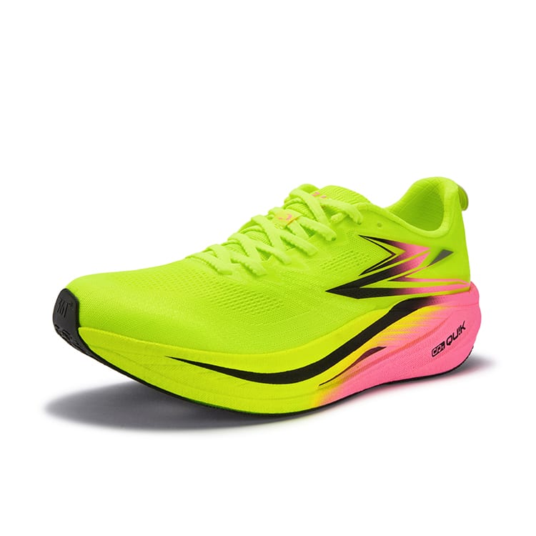361 Flame 5 MIX Niskie Buty do biegania z płytką węglową Unisex Neonowy Solar Yellow Różowy 672612214-7