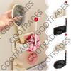 Multi-purpose Wall Mounted Headband Hook Self Adhesive Punch-Free Hair Dryer Storage Rack Space Saving Wall Hanging Hook