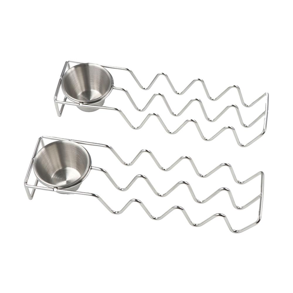 Stackable Taco Holder Stand Wave Shaped Tray Plate Portable Taco Shell Stand  Oven