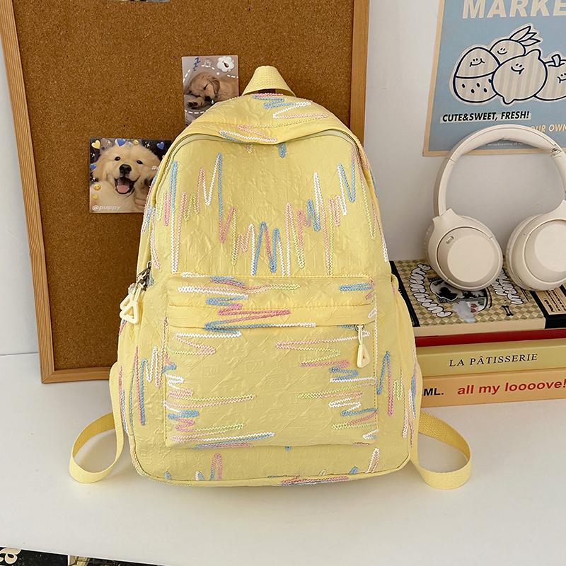 Student Schultasche Mädchen Computer Rucksack bunt gestreift Reiserucksack