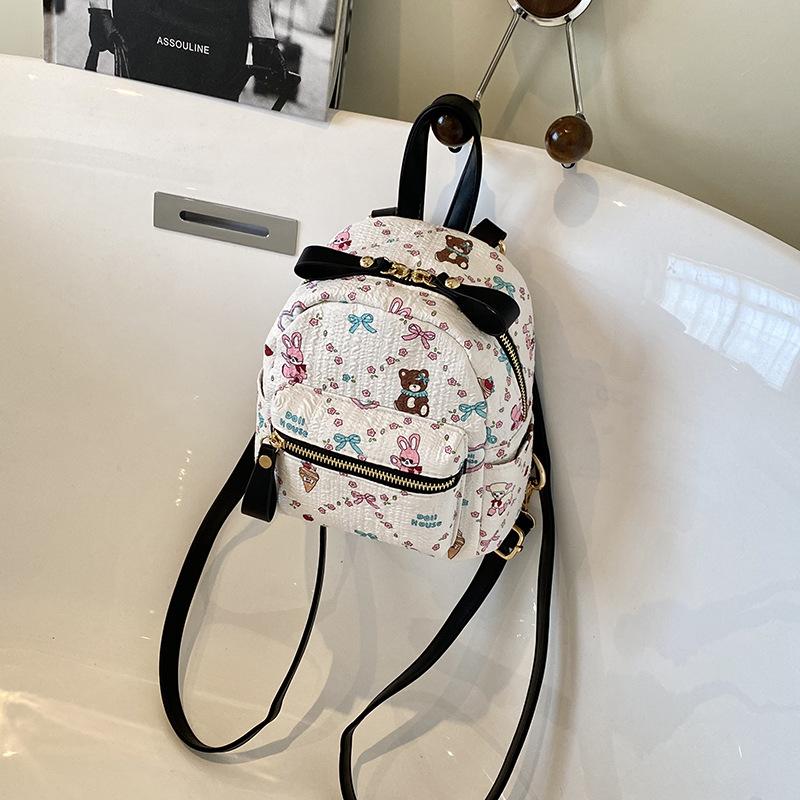 New Cute Cartoon Backpack Fashion Backpack Travel Leisure Small School Bag Student Small Backpack